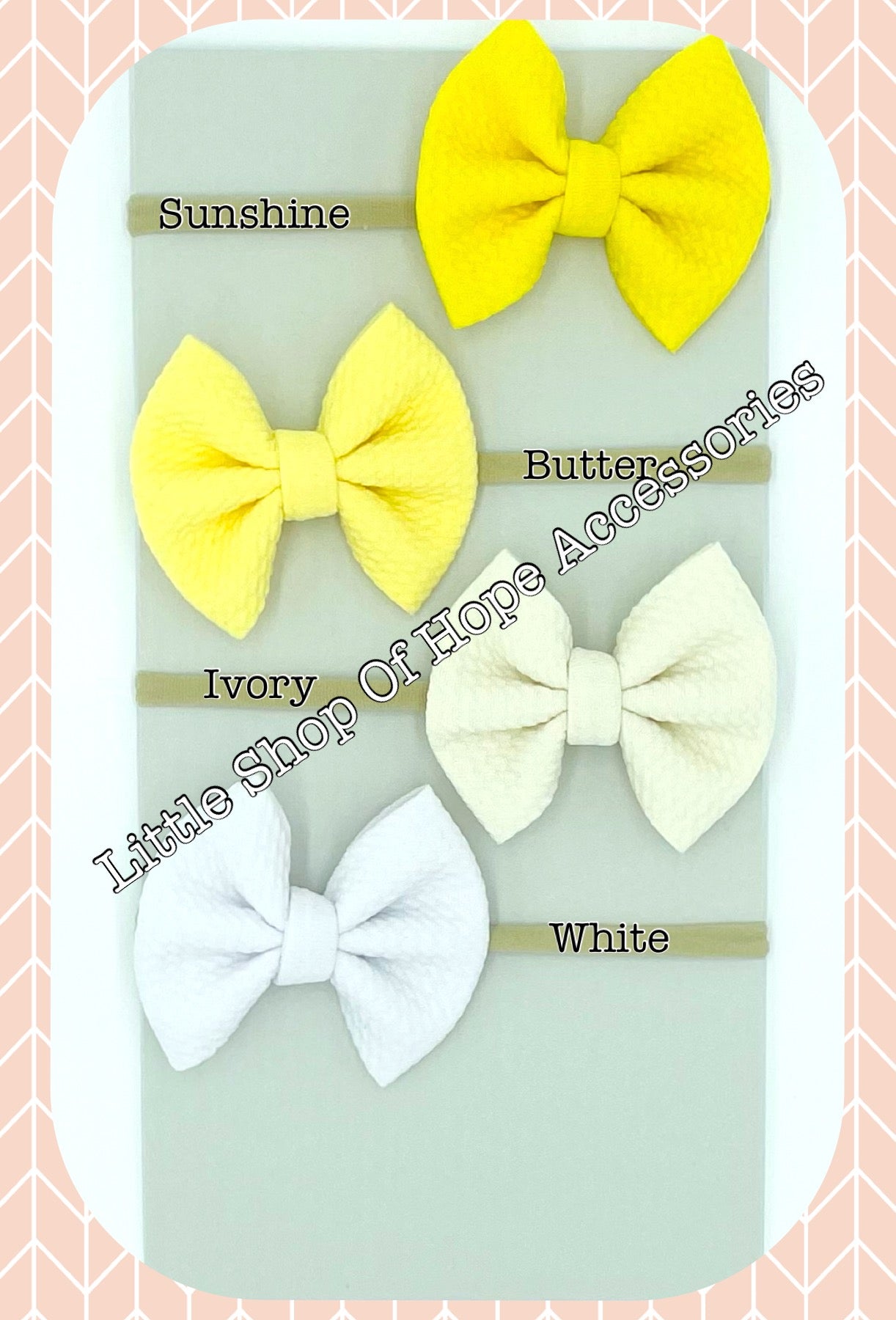 Butter Yellow Bows + Headwraps