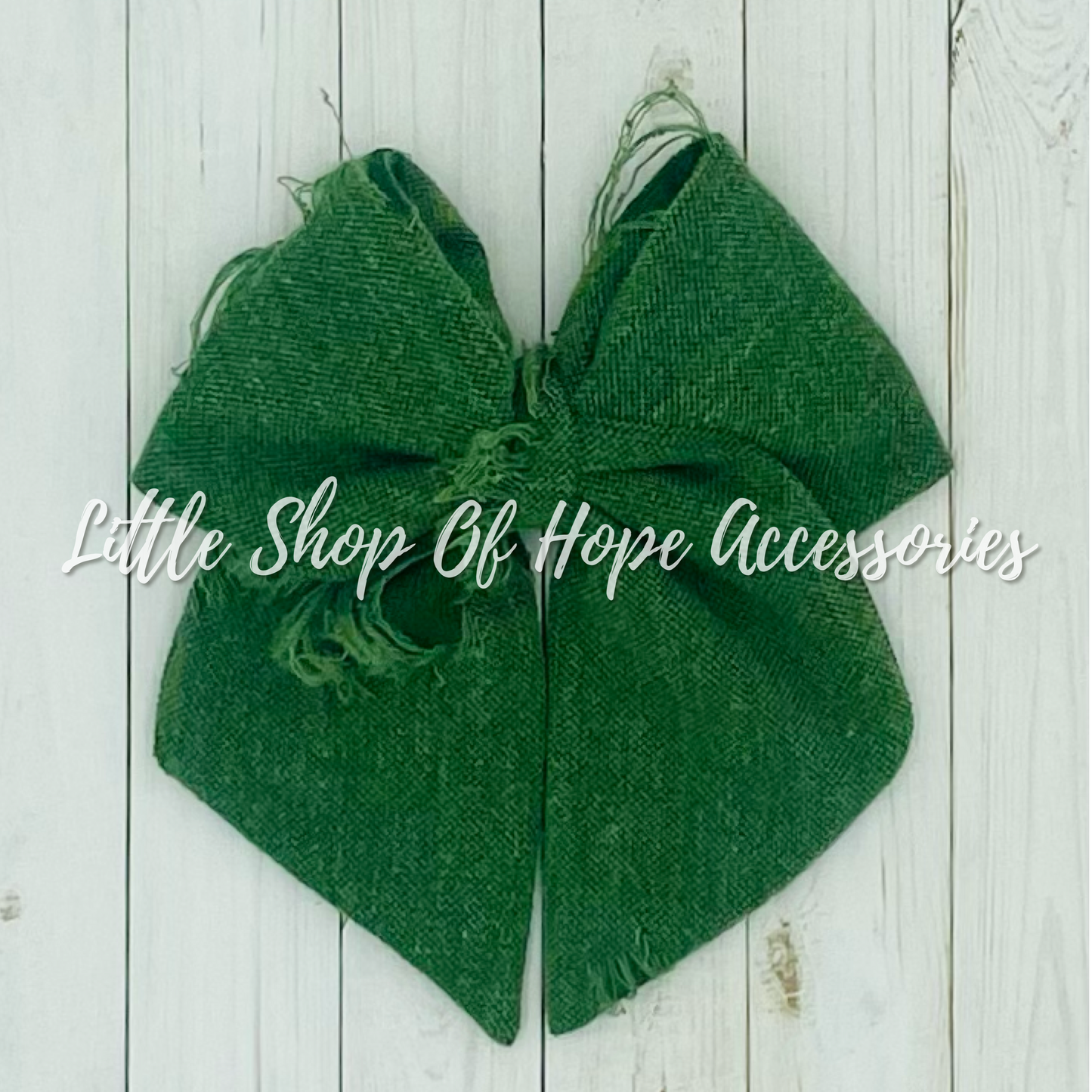 Meadow Green Distressed Bows + Headwraps