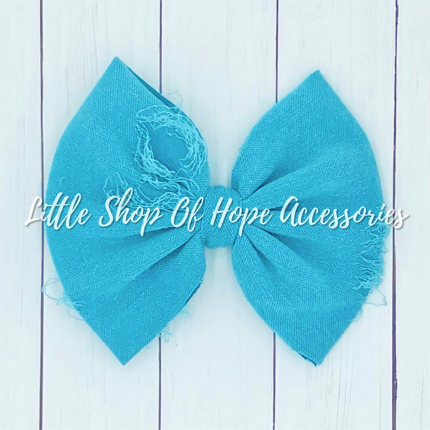 Lagoon Distressed Bows + Headwraps