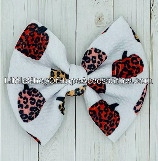 Leopard Pumpkins Bows + Headwraps