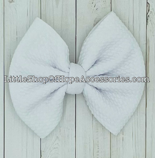 Pure White Bows + Headwraps