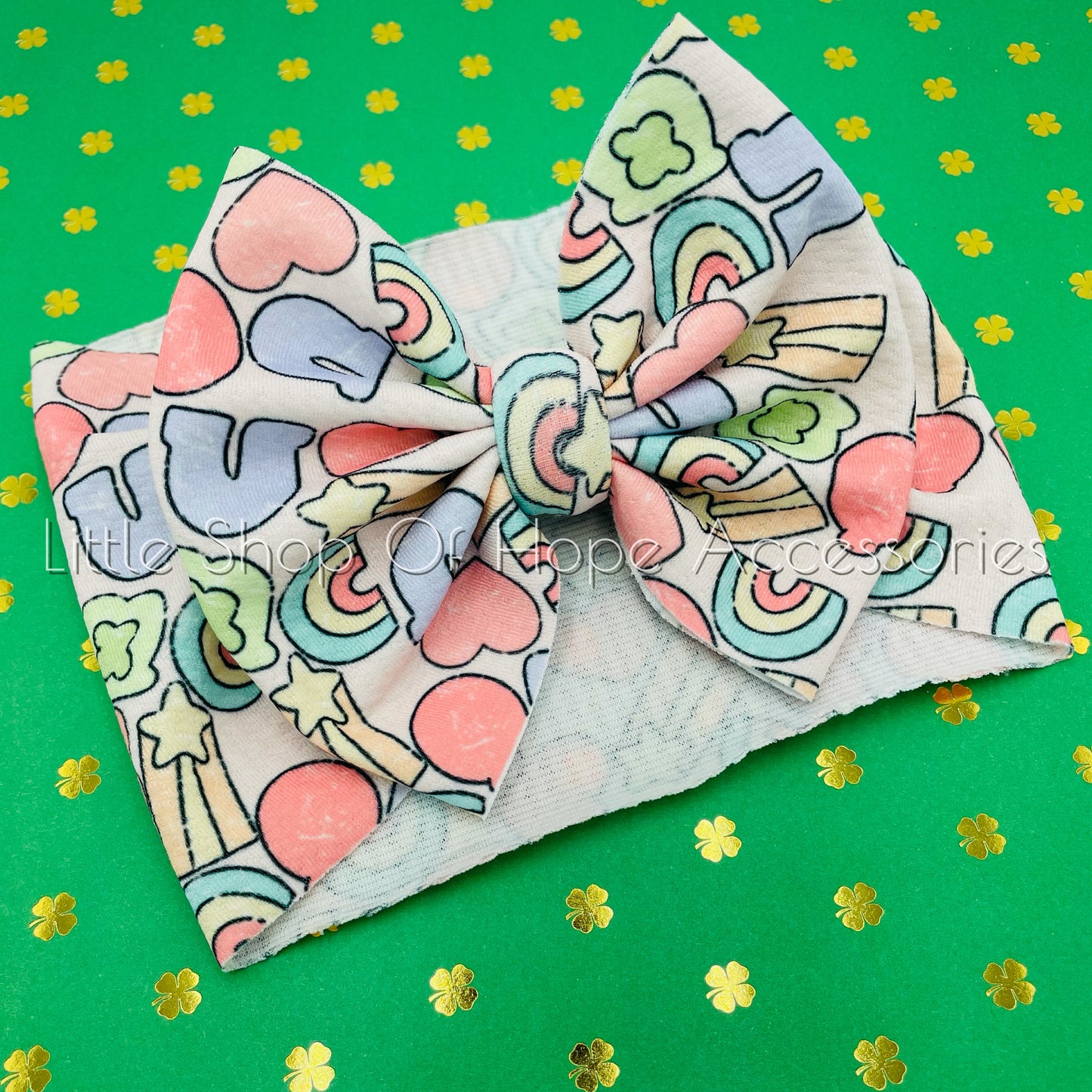 Lucky Charms Bows + Headwraps