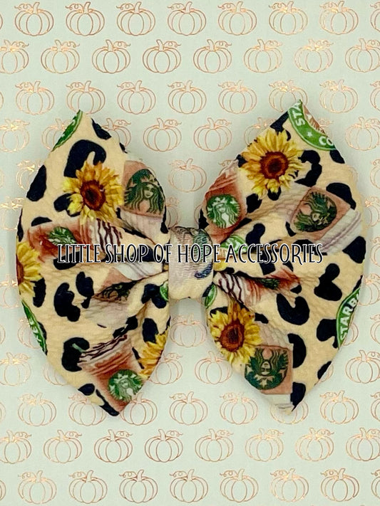 Sunflower Starbies Bows + Headwraps