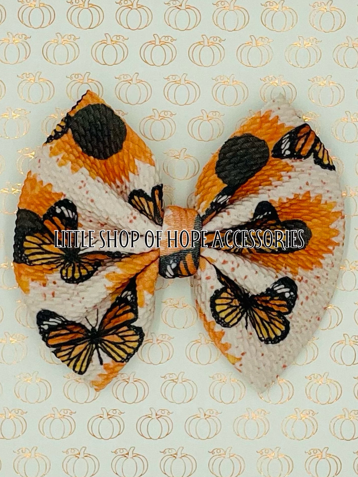 Marigold Butterflies Bows + Headwraps