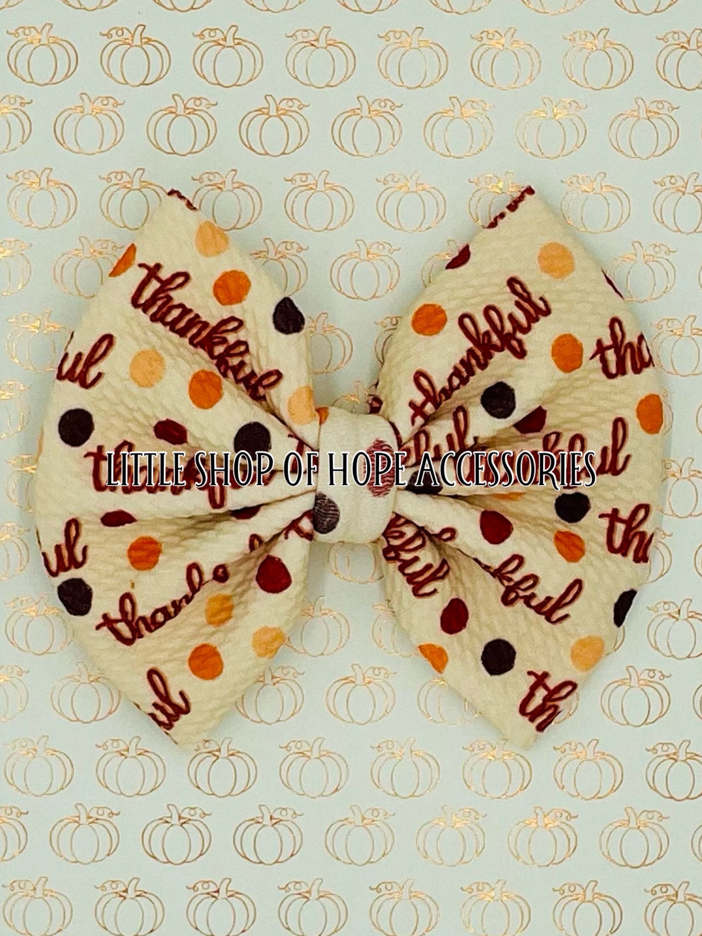 Thankful Dots Bows + Headwraps