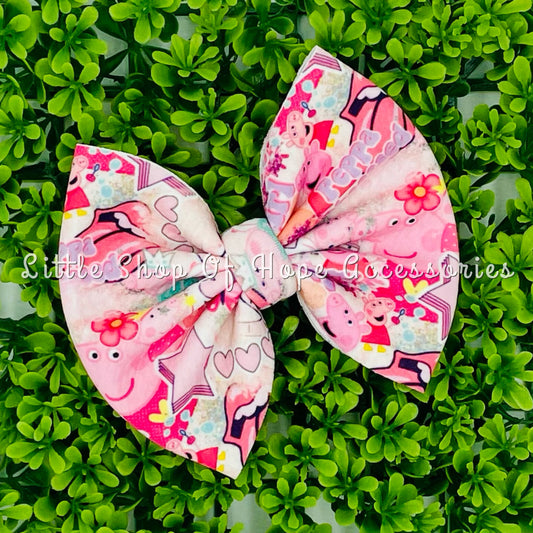 Piggy Obsessed Bows + Headwraps