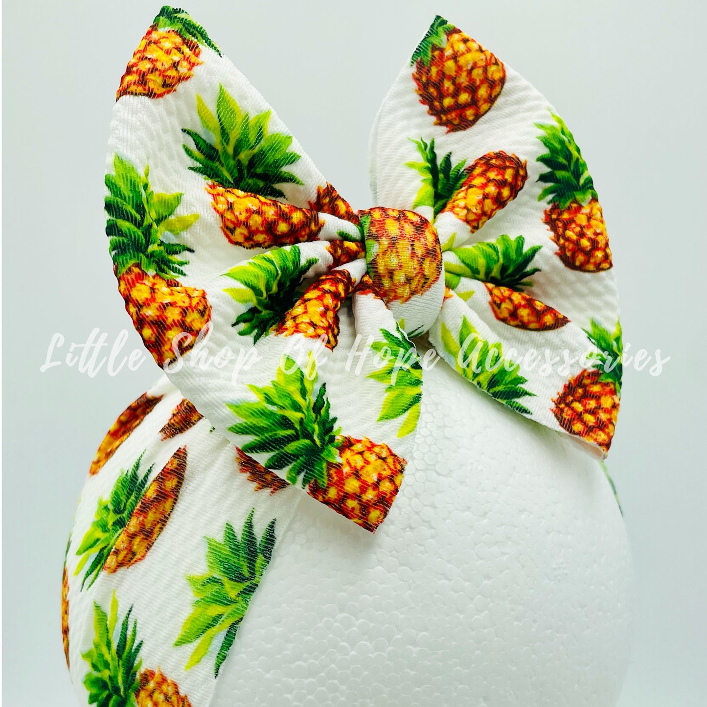 Pineapple Bows + Headwraps