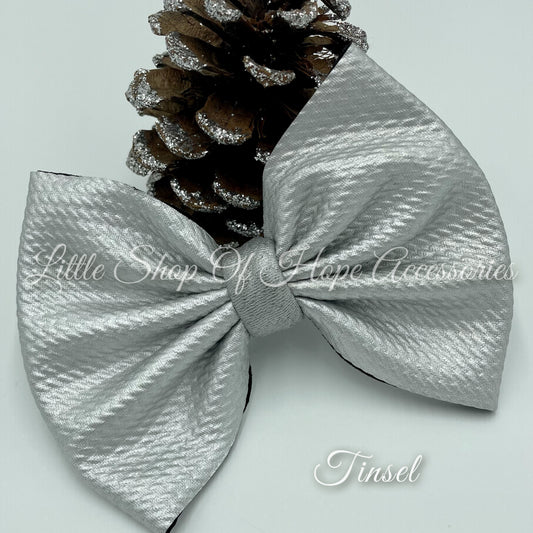 Tinsel Bows, Headwraps & Headbands