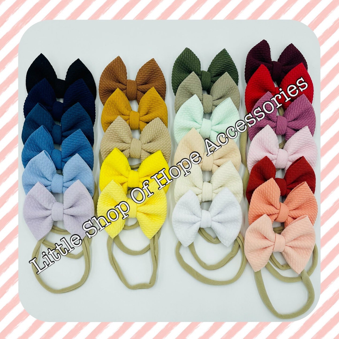 Solid Bow Bundle - Includes 15 Mystery Colors