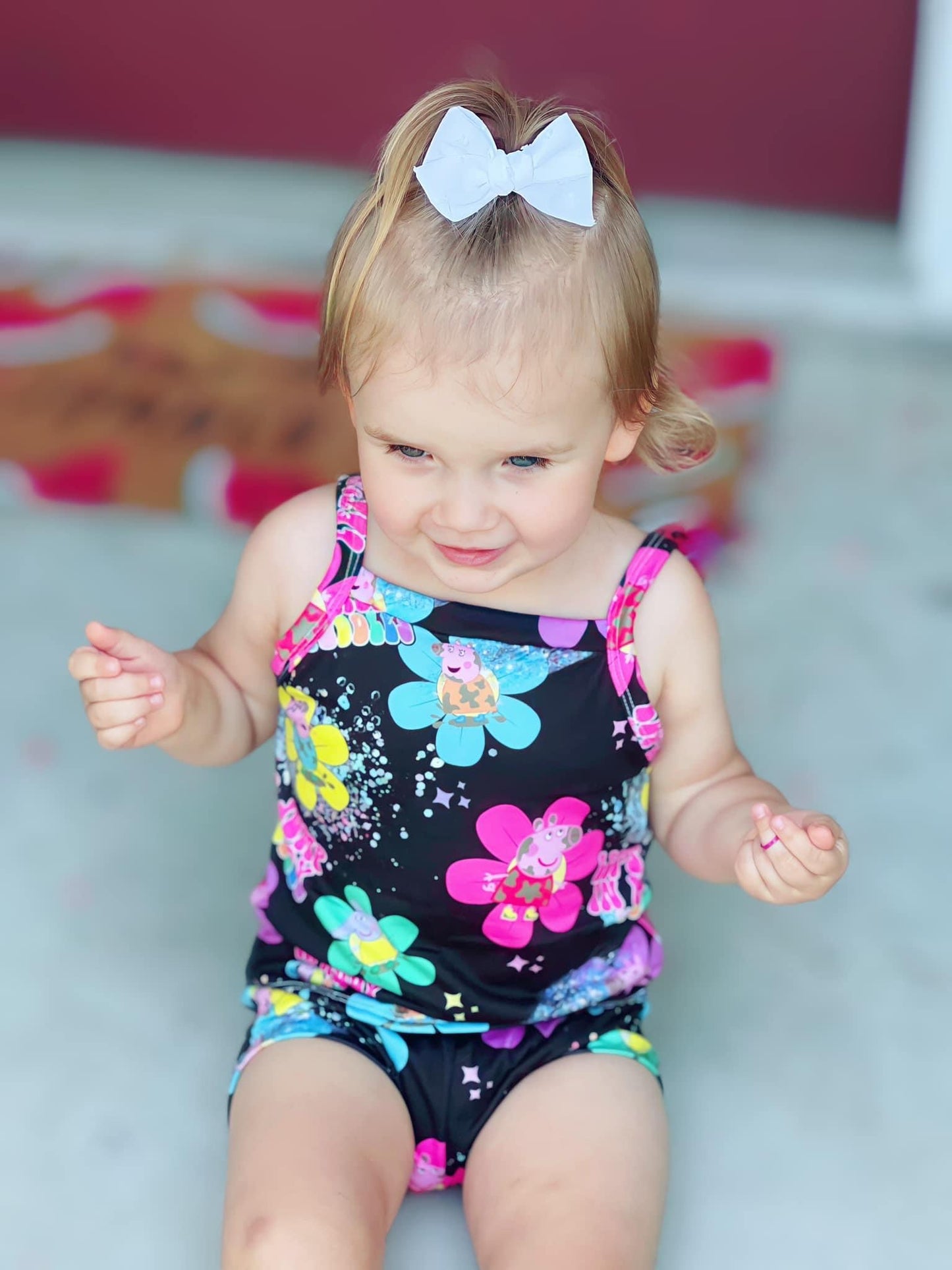 White Dots School Girl Bows + Scrunchies